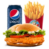 Chicken Fillet Burger Meal